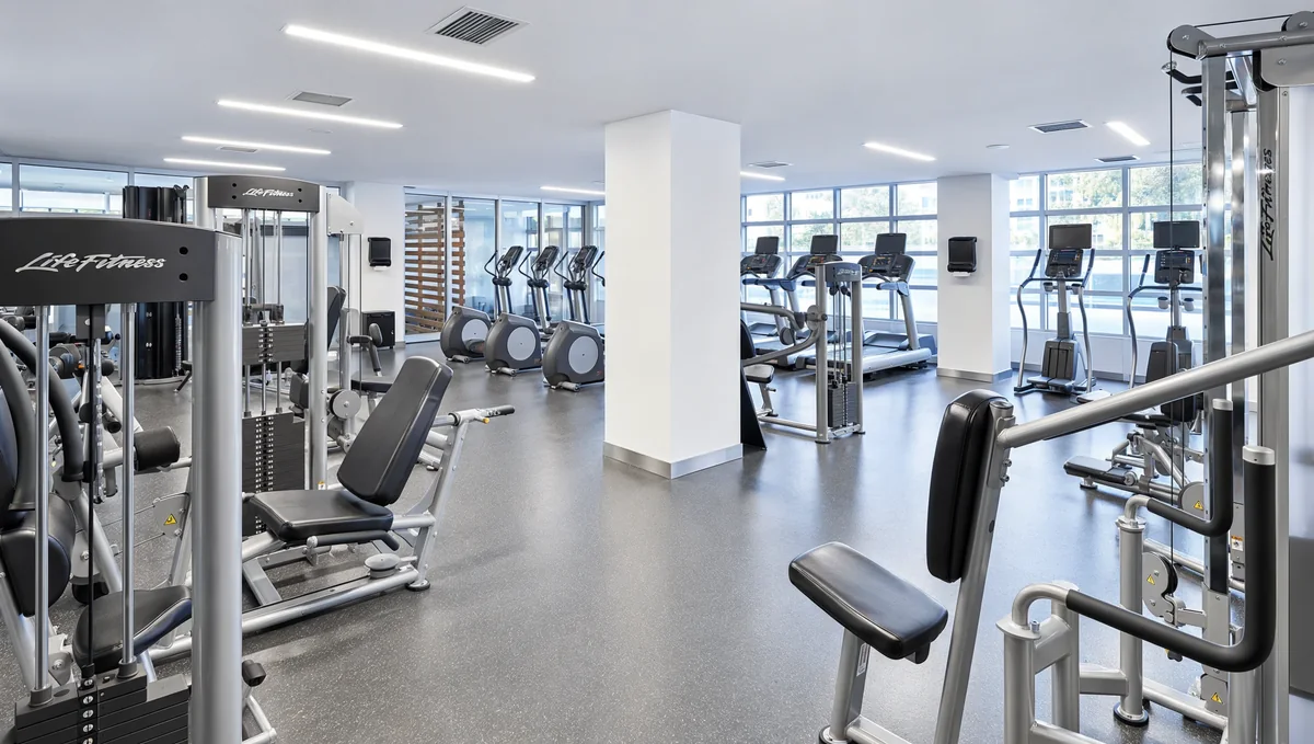 Gym cardio and strength machines
