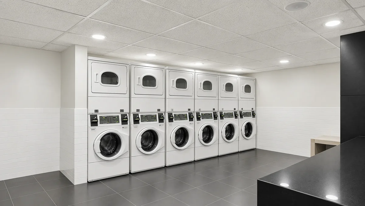 Laundry Room with washers and dryers
